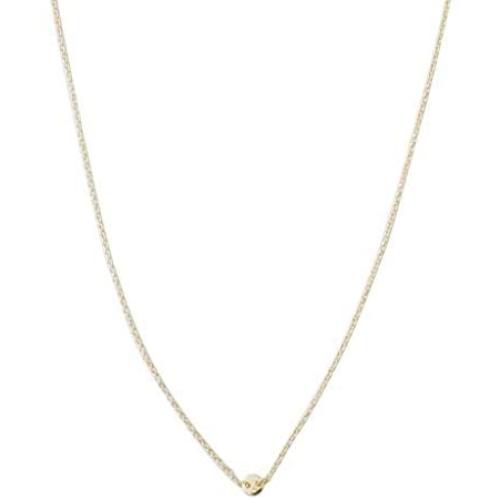 HONEYCAT Little Moon Charm Necklace in Gold, Rose Gold, or Silver | Minimalist, Delicate Jewelry