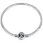 LONAGO Jewelry Moments Daisy Flower Snake Chain Charm 925 Sterling Silver Blue Crystal Bracelet Fit Pandora Charm Birthday Gift for Women Mom LONAGO Jewelry Moments Daisy Flower Snake Chain Charm 925 Sterling Silver Blue Crystal Bracelet Fit Pandora Charm Birthday Gift for Women Mom