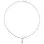 Trendy Teardrop Pear Shape Lariat Pendant Y Necklace For Women For Teen Polished 925 Sterling Silver