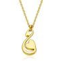 Jovivi Heart Urn Necklace for Ashes Stainlsee Steel Infinity Memorial Keepsake Urn Pendant Cremation Jewelry