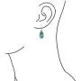 Southwestern Style Multi Stones Stabilized Turquoise Oval Lapis Leverback Dangle Earrings For Women 925 Sterling Silver Southwestern Style Multi Stones Stabilized Turquoise Oval Lapis Leverback Dangle Earrings For Women 925 Sterling Silver