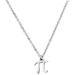 WUSUANED Pi Symbol Pendant Necklace Mathematical Jewelry Gift for Math Teacher