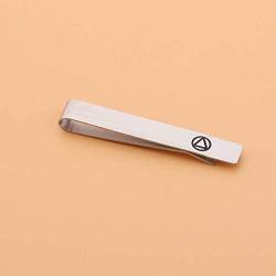 UJIMS Sobriety Gift Addiction Recovery Tie Cufflink for Man NA Recovery Sobriety Anniversary Jewelry NA Money Clip Button New Beginnings Gift for Him