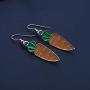 MAOFAED Rabbit Carrot Earrings Rabbit Gift Animal Lover Gift Bunny Jewelry for Girl Gift for Daughter