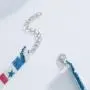 Olbye Patriotic Necklace Choker USA Charm Necklace Jewelry for Women and Girls Simple Minimalist Necklace