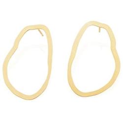 NIEVOS JEWELRY 925 Silver Plated Earring 24k Gold Plated Earring Classic Love Designer For Her Made By Women Gift Jewelry Handmade
