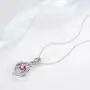 Mothers Day Birthday Gifts for Mom Forever Love Infinity Necklace Birthstones Ruby Peridot Blue Sapphire Pink Tourmaline Citrine Jewelry for Her Sterling Silver …