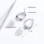 Freshwater Pearl Hoop Earrings 925 Silver Needle Platinum Plated Drop Dangle Earring Jewelry For Women Girls Freshwater Pearl Hoop Earrings 925 Silver Needle Platinum Plated Drop Dangle Earring Jewelry For Women Girls