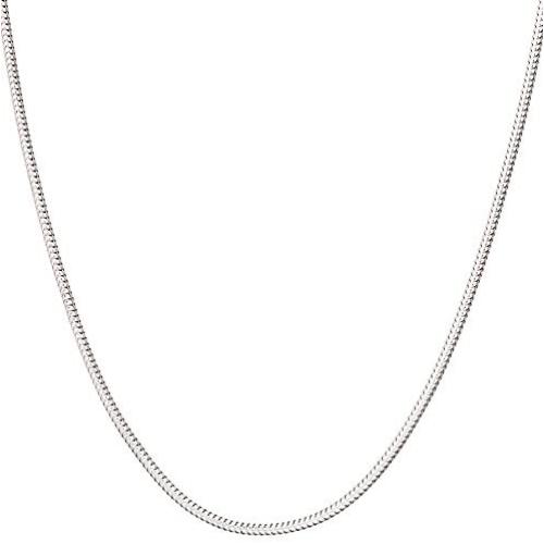 Italian Fashions 925 Sterling Silver Italian 1mm,1.2mm,1.4mm,1.6mm Snake Chain Crafted Necklace Strong - Lobster Claw Clasp With Extra Clasp