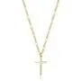 TASBERN Cross Necklace for Men 14K Gold Filled Stainless Steel Polished Plain Cross Pendant Necklace Simple Religious Jewelry Gift for Son Boy TASBERN Cross Necklace for Men 14K Gold Filled Stainless Steel Polished Plain Cross Pendant Necklace Simple Religious Jewelry Gift for Son Boy
