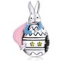BAMOER 925 Sterling Silver Easter Eggs Charms Bead Fits Pandora Bracelets & Necklace