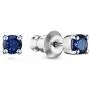 Swarovski Womens 125th Anniversary Attract Round Crystal Necklace and Pierced Earring Jewelry Set, Blue Crystals with Rhodium Plated Metal Swarovski Womens 125th Anniversary Attract Round Crystal Necklace and Pierced Earring Jewelry Set, Blue Crystals with Rhodium Plated Metal