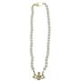 FENLDY Rhinestone Faux Planet Saturn Pearl Necklace for Women Jewelry, Fake Pearl Collar Pendant a Necklace Men with Charm for Girls Y2k Jewelry Ladies Wedding Pearl Bead Chain Crystal Choker