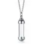 Cupimatch Glass Openable Perfume Container Vial Tube Necklace Chain, Stainless Steel Urn Keepsake Cremation Ashes Memorial Pendant Necklace Jewelry Cupimatch Glass Openable Perfume Container Vial Tube Necklace Chain, Stainless Steel Urn Keepsake Cremation Ashes Memorial Pendant Necklace Jewelry