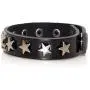 Xusamss Hip Hop Alloy Star Wristband Leather Cuff Bracelet,7.5inches Xusamss Hip Hop Alloy Star Wristband Leather Cuff Bracelet,7.5inches