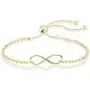 Miabella 925 Sterling Silver Infinity Adjustable Bolo Beaded Ball Chain Bracelet for Women Teen Girls, Choice of 18K Gold Plated or Silver Made in Italy