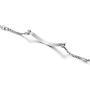 VNOX Free Custom Engraving Emergency Medical Alert ID Special Rope Chain Bracelets Women Girls,6.5-8.6 Inches