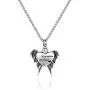 QeenseKc Heart Urn Necklace for Human Pet Ashes Movable Angel Wings Cremation Keepsake Memorial Pendant Jewelry