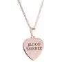 linnalove Free Engraving Heart Charm Medical ID Alert Necklaces for Women linnalove Free Engraving Heart Charm Medical ID Alert Necklaces for Women
