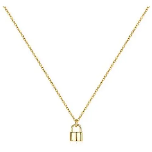 MONOZO Lock Necklace for Women, 14K Gold Filled Padlock Lock Pendant Chain Necklace Girls Dainty Layered Lock and Key Choker Necklace Jewelry for Men MONOZO Lock Necklace for Women, 14K Gold Filled Padlock Lock Pendant Chain Necklace Girls Dainty Layered Lock and Key Choker Necklace Jewelry for Men