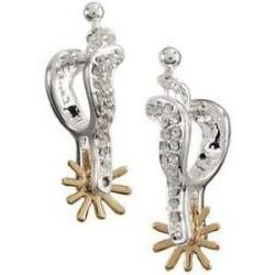 Montana Silversmiths Sparkling Spurs Drop Earrings