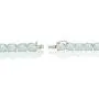 Ice Gems Sterling Silver Genuine or Created Gemstone 9x7mm Oval Tennis Bracelet Ice Gems Sterling Silver Genuine or Created Gemstone 9x7mm Oval Tennis Bracelet
