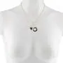 Lux Accessories Sista Sister Big Sis Lil Heart Charm Pendant Necklace Set 2PC