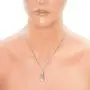 Honolulu Jewelry Company Sterling Silver Fishbone Necklace Pendant with 18'' Box Chain Honolulu Jewelry Company Sterling Silver Fishbone Necklace Pendant with 18'' Box Chain