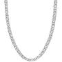 Savlano 925 Sterling Silver 4.5mm Italian Solid Flat Mariner Link Chain Necklace for Men & Women - Made in Italy Comes Gift Box (4.5mm)
