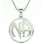 NA Necklace, on 20'' Snake Chain, Pure 304 Stainless Steel Narcotics Anonymous Drug Abuse Recovery Support Symbol Charm Pendant Jewelry Gift