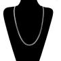 LuxglitterLin Miami Cuban Link Chain Necklace for Men Women 4mm to 6mm Wide 18''-30'' long Curb Chain Stainless Steel Hip Hop Jewelry