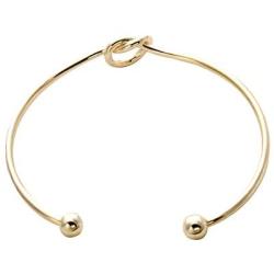 SENFAI Simple Love Knot Bangle Bracelet Bridesmaid Jewelry Set or Single