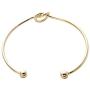 SENFAI Simple Love Knot Bangle Bracelet Bridesmaid Jewelry Set or Single