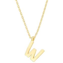PAVOI 14K Gold Plated Initial Necklace | Letter Necklaces for Women