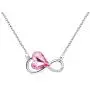 Cat Eye Jewels Blue Made with Swarovski Crystal Love Heart Necklace Silver Tone Chainheart Pendant Jewelry Gifts Gemstone Necklaces for Women Girls