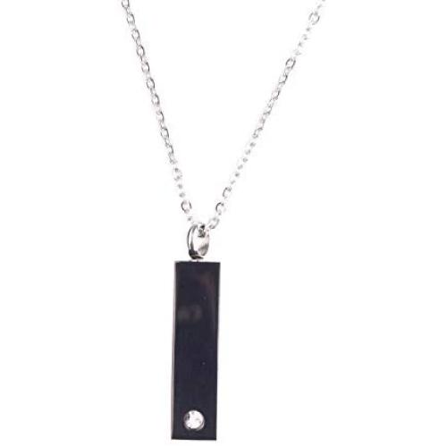 TLFOFS Cube Urn Pendant, Handmade, Titanium Steel Inlaid with Zirconium Diamonds. Cremation Jewelry Urn Necklace Jewelry is Not Only Beautiful, But Also Has A Special Commemorative Meaning. (White)