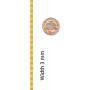 Lifetime Jewelry 3mm Scroll Chain Necklace for Women and Men 24k Real Gold Plated