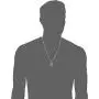 Star Wars Jewelry Mandalorian Cut Out 925 Sterling Silver Mens Pendant Necklace
