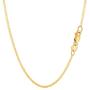 14k Yellow Gold Mariner Link Chain Necklace, 1.7 mm