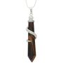 Natural Gemstone Pendant Necklace Healing Crystal Quartz Reiki Chakra Gem Stones 18 Inch Jewelry Women Girls Men Birthday Gifts
