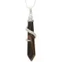 Natural Gemstone Pendant Necklace Healing Crystal Quartz Reiki Chakra Gem Stones 18 Inch Jewelry Women Girls Men Birthday Gifts