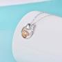 AOBOCO Elephant Jewelry Gifts for Women Sterling Silver Elephant Family Necklace for Mom Daughter Wife Grandma