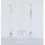Pepe Dominguez 925 Sterling Silver Hammered Long Drop with Heart Dangle Earrings Pepe Dominguez 925 Sterling Silver Hammered Long Drop with Heart Dangle Earrings