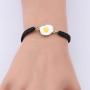 CENWA Egg Jewelry Breakfast Jewelry Egg Pendant Adjustable Bracelet Egg Gift Egg Lover Gift