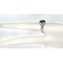 RB Gems Sterling Silver 925 Ring London Blue Topaz 2.09 Carats with Rhodium-Plated Finish
