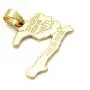 Xusamss Fashion 18K Gold Plated Alloy Haitian Map Pendant Charm Necklace Xusamss Fashion 18K Gold Plated Alloy Haitian Map Pendant Charm Necklace