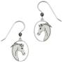 Sienna Sky Horses Head in Oval Frame Earrings 1455