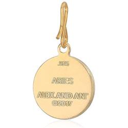 Alex and Ani Womens Etching Charm Aries Small 14kt Gold Plated, Expandable