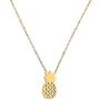 Zealmer Women 16K Gold Plated Pineapple Pendant Necklace
