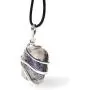 Charoite Pendant Wrapped Necklace – for Comfort Endurance Courage Support Loneliness Alienation Fear Compulsions - Authentic Stone on Adjustable Length Cord - Real Gemstone Chakra Healing Charm Charoite Pendant Wrapped Necklace – for Comfort Endurance Courage Support Loneliness Alienation Fear Compulsions - Authentic Stone on Adjustable Length Cord - Real Gemstone Chakra Healing Charm